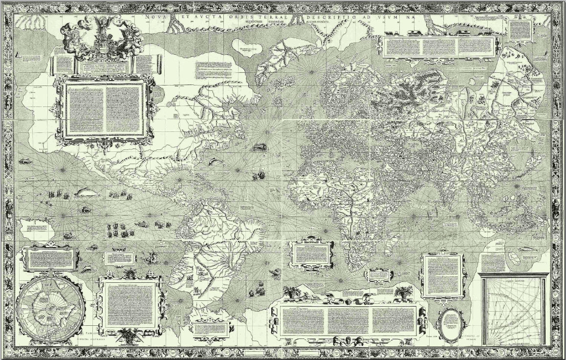 1569 Mercator map