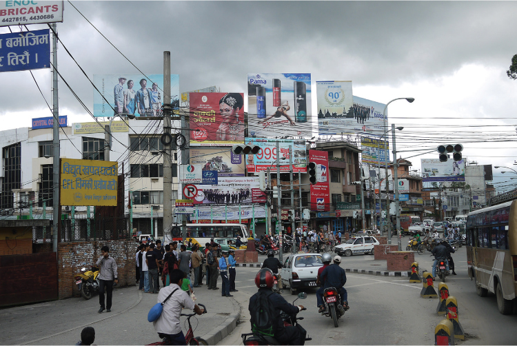 Figura 6.2. Calle en Katmandú. Alba Castellsagué.