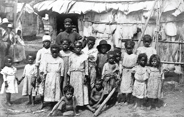 Figura 12.2. Puertorriqueños afrodescendientes, 1898. Biblioteca del Congreso, División de Grabados y Fotografías.