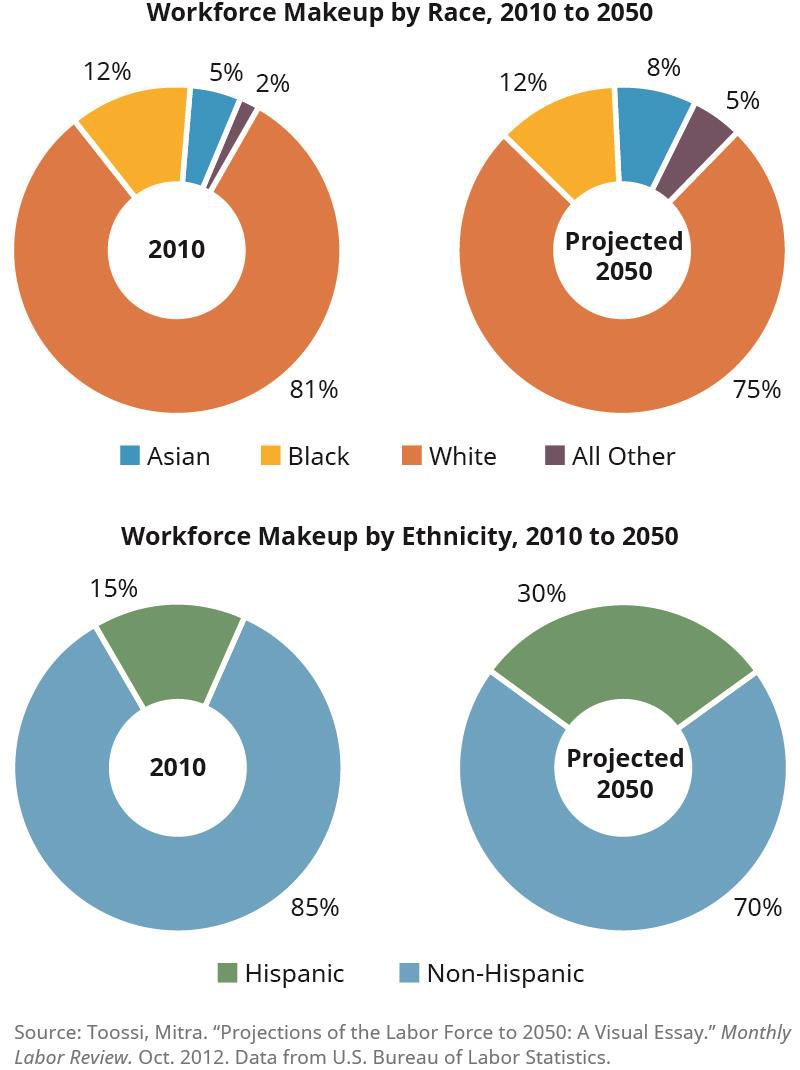 Graphic Workforce Makeup by Race