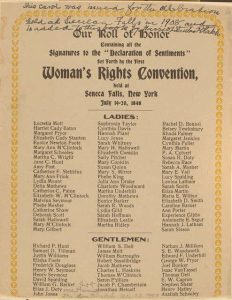 Archival document of Women's Rights Commission