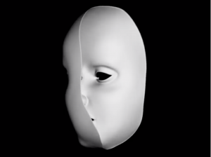 Shows a mask that seems convex but is actually concave