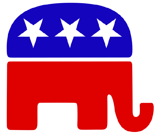 Official elephant logo of the Republican Party