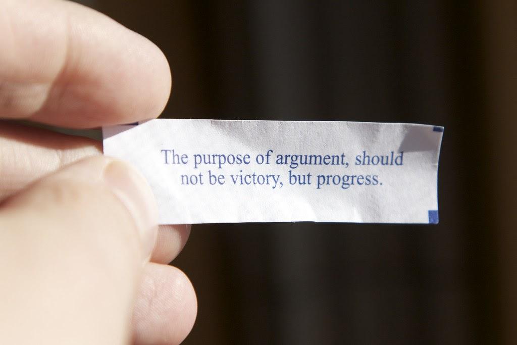 A message from a fortune cookie (the text is in figure caption).