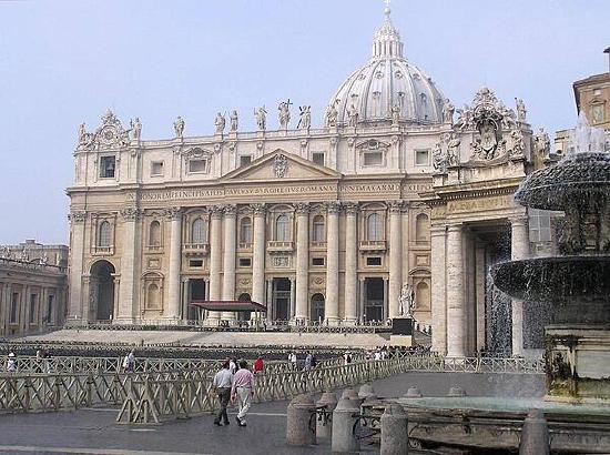 St. Peter’s Basilica is set in St. Peter’s Square, Vatican City
