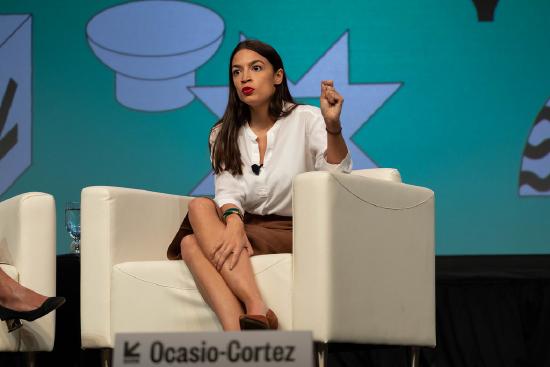 Congress person Alexandria Ocasio-Cortez in 2019
