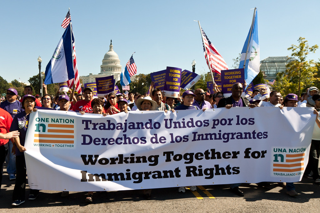 Immigrant Rights protest at Washington D.C.
