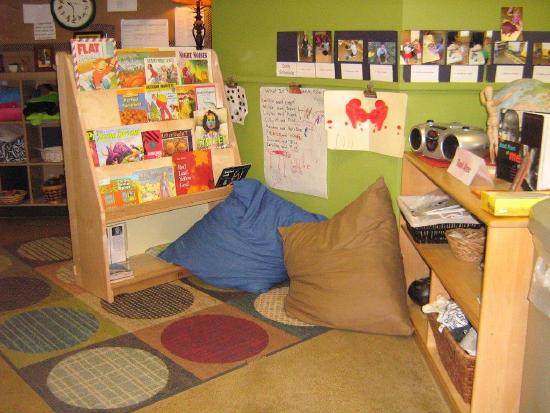 Preschool reading area
