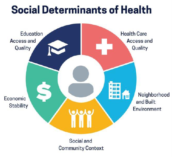Social Determinants of Health wheel