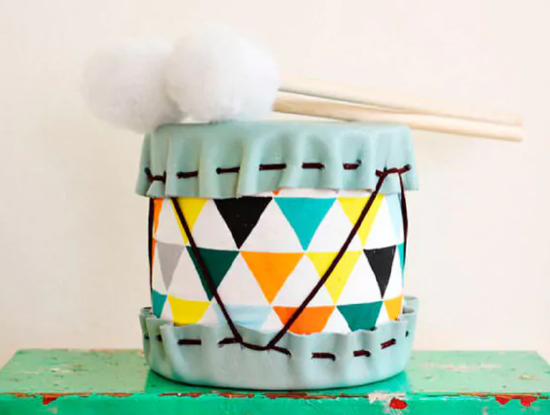 Homemade drum