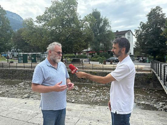 Anton Schaefer in an interview with Martin Kopf