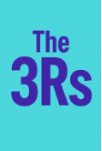 Text on a blue background reads: "The 3Rs" in large, bold purple letters.