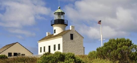 A photo of the Point Loma Lighthouse.