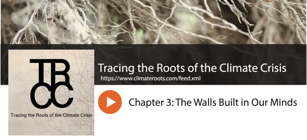 a snapshot of an image with roots and a the home page for a podcast