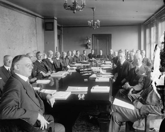 The Federal Reserve Board in 1922. 