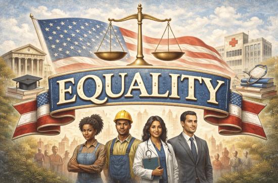 Image with the word "Equality"