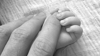Parent child hand