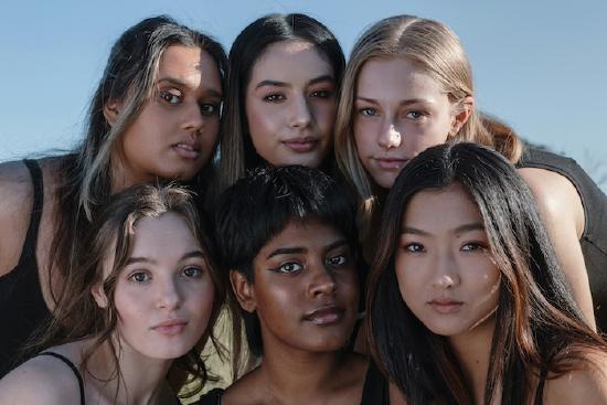 A group of women