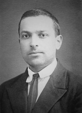 Lev Vygotsky looking at the camera
