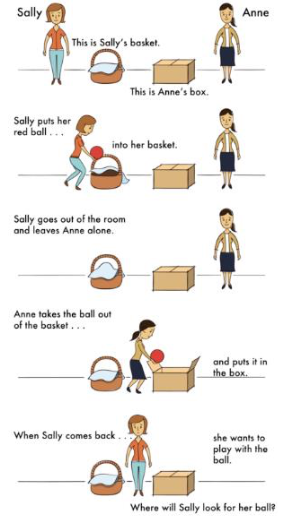 Sally stands next to her basket. Anne stands next to her box. Sally puts her red ball into her basket. Sally goes out of the room and leaves Anne alone. Anne takes the ball out of the basket and puts it in the box. When Sally comes back, she wants to play with the ball. Where will Sally look for her ball?
