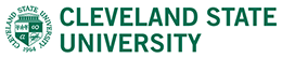 Cleveland State University's logotype with seal.