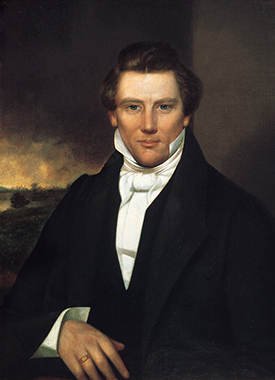 Une peinture de Joseph Smith, Jr. —le fondateur du mormonisme