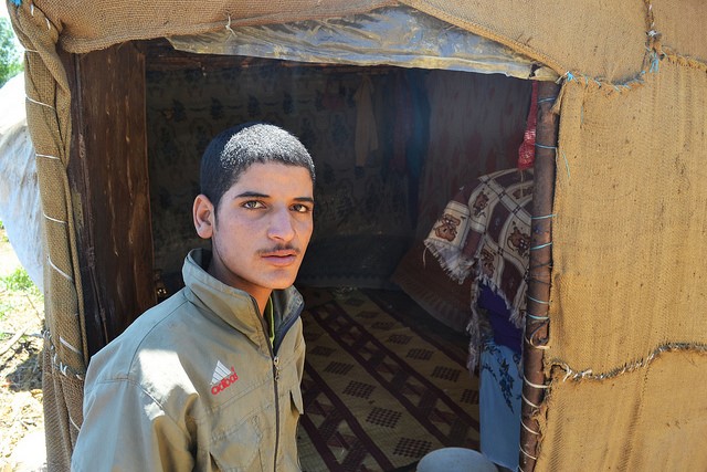 Abed (15) fled Syria to escape the war and was separated from his parents along the way