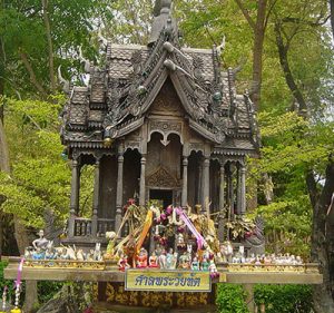 A Spirit House in Thailand