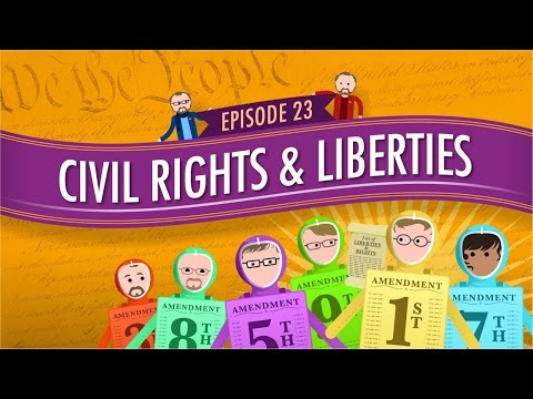 Thumbnail for the embedded element "Civil Rights & Liberties: Crash Course Government #23"
