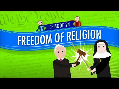 Thumbnail for the embedded element "Freedom of Religion: Crash Course Government and Politics #24"