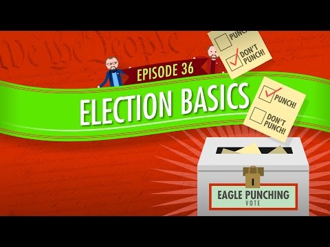 Thumbnail for the embedded element "Election Basics: Crash Course Government and Politics #36"