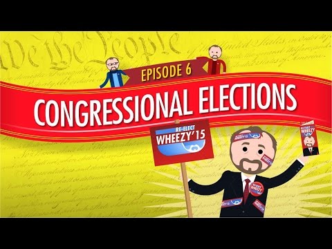 Thumbnail for the embedded element "Congressional Elections: Crash Course Government and Politics #6"