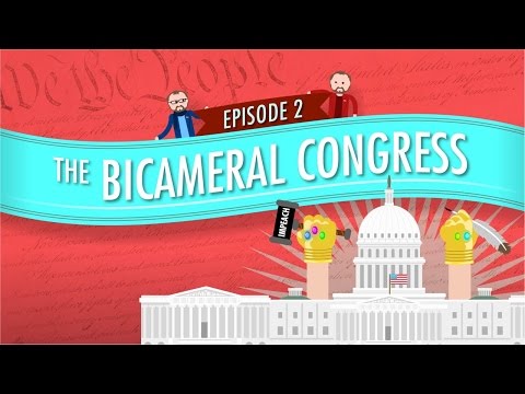 Thumbnail for the embedded element "The Bicameral Congress: Crash Course Government and Politics #2"