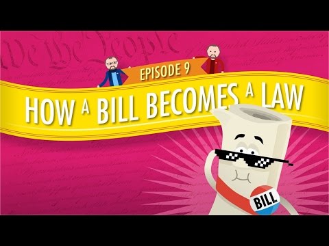 Thumbnail for the embedded element "How a Bill Becomes a Law: Crash Course Government and Politics #9"
