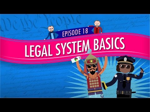 Thumbnail for the embedded element "Legal System Basics: Crash Course Government and Politics #18"