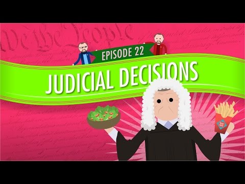 Thumbnail for the embedded element "Judicial Decisions: Crash Course Government and Politics #22"