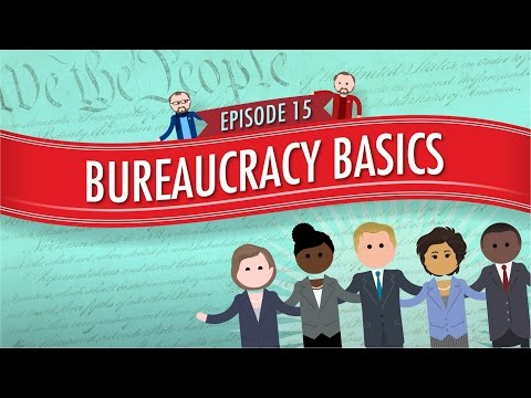Thumbnail for the embedded element "Bureaucracy Basics: Crash Course Government and Politics #15"