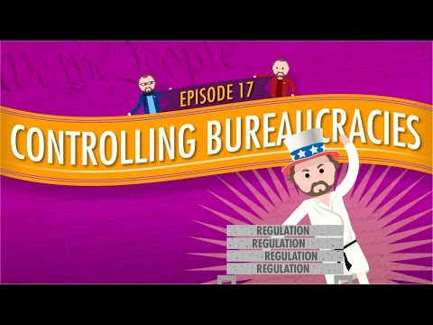 Thumbnail for the embedded element "Controlling Bureaucracies: Crash Course Government and Politics #17"