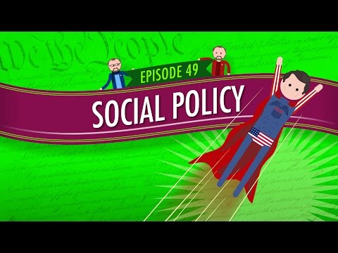 Thumbnail for the embedded element "Social Policy: Crash Course Government and Politics #49"
