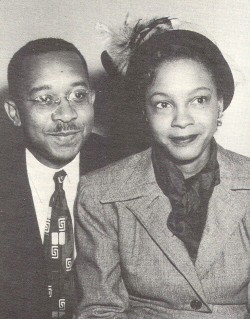 Sociologists Kenneth and Mamie Clark.