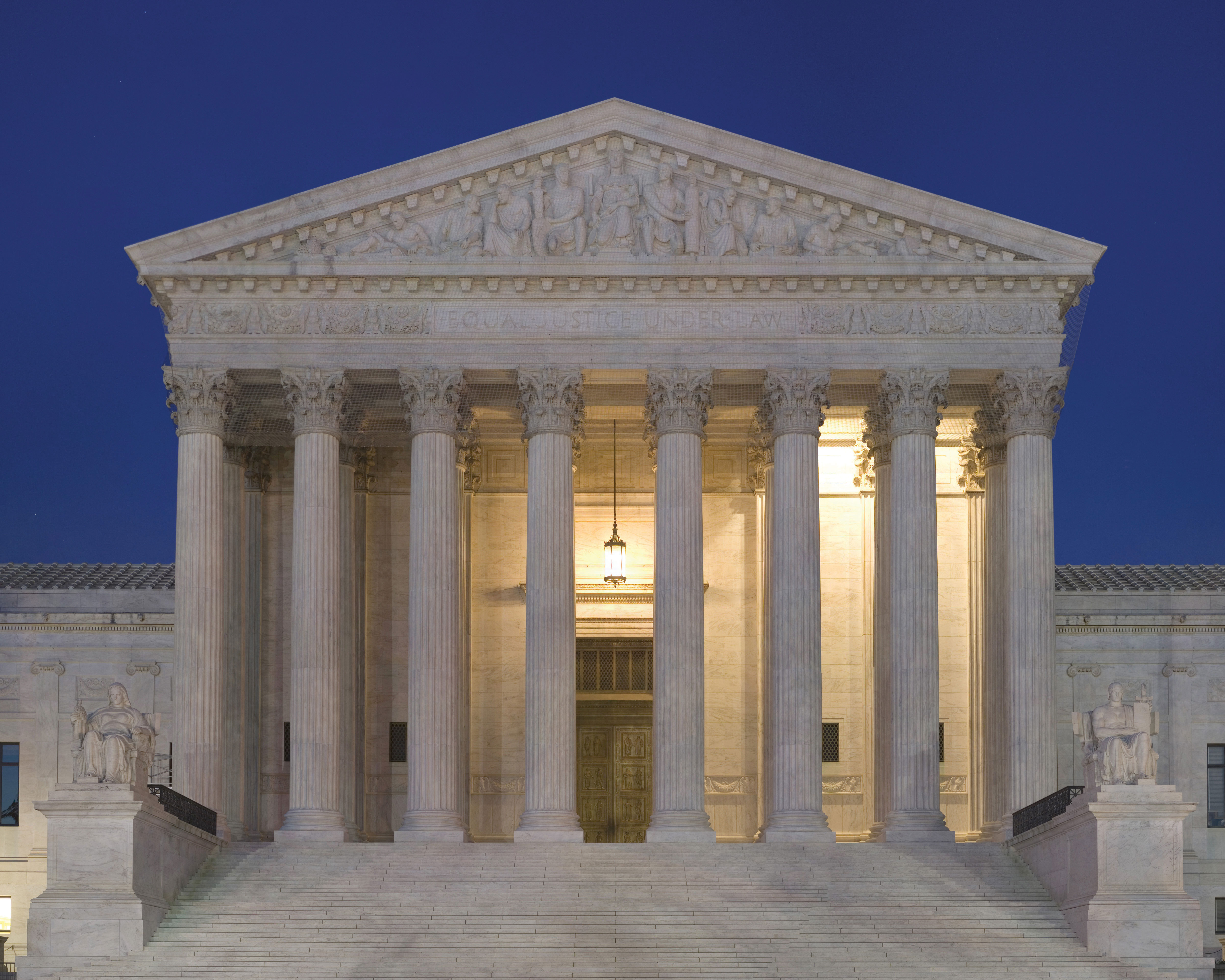 Front of the supreme court building