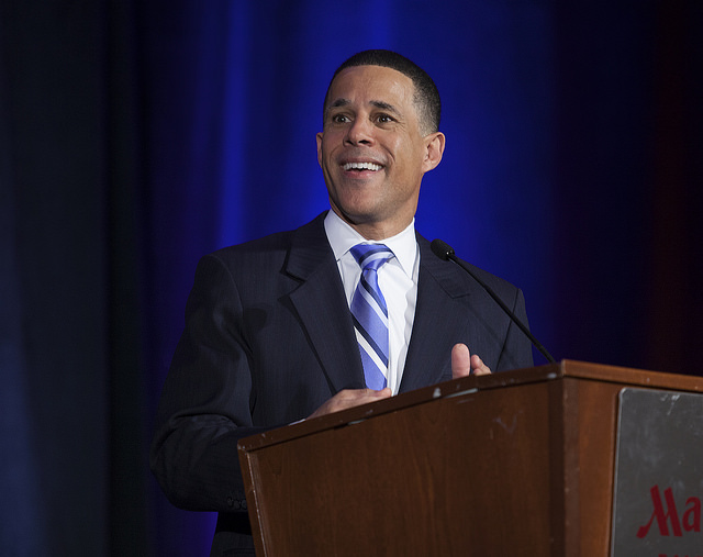 Lt. Governor Anthony Brown bring greetings to the 13th Annual House of Ruth Spring Luncheon.