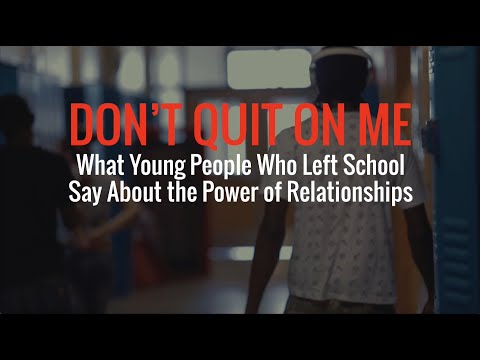 Thumbnail for the embedded element "Don't Quit on Me: Mini Documentary"