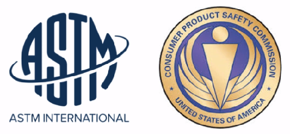 Logotipos ASTM y CPSC