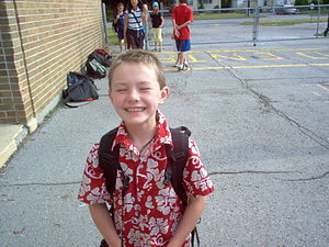 Cute little kid in schoolyard.JPG