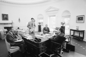 President Richard Nixon and Advisors