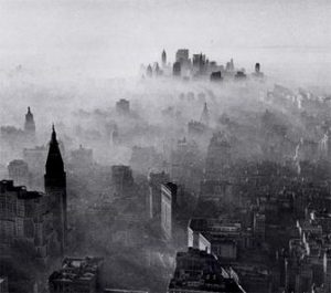 Air pollution in New York City, 1966.