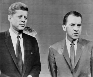 Presidential Candidates John F. Kennedy and Richard Nixon in 1960