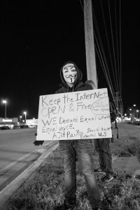 Net Neutrality Demonstrator at Verizon