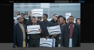 Amazon Workers Protesting Working Conditions and Corporate Surveillance in Shakopee, Minnesota